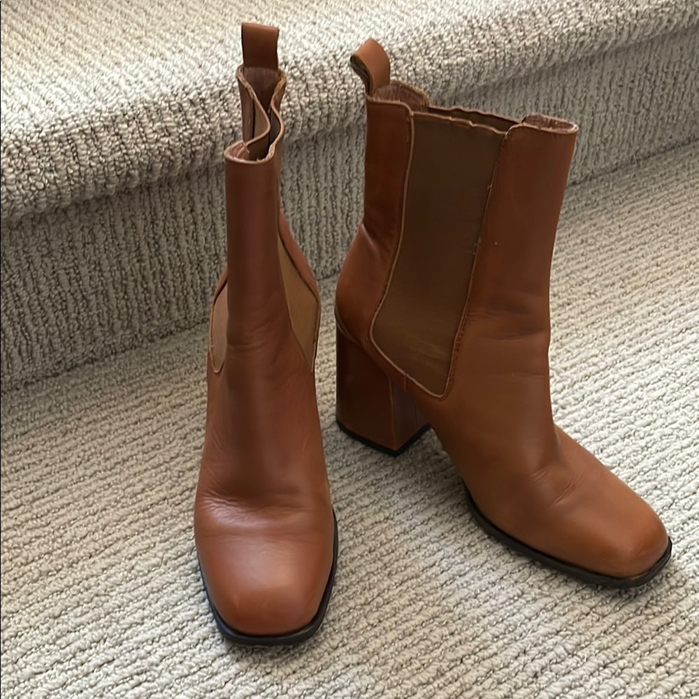 Alias Mae Women's Tan Leather Ankle Boots